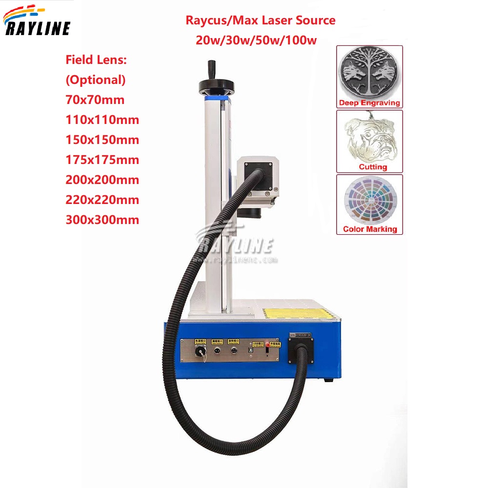 30W 50W 100W Portable 3D Fiber - Fiber Laser Marking Machine 30W ulasan dan harga