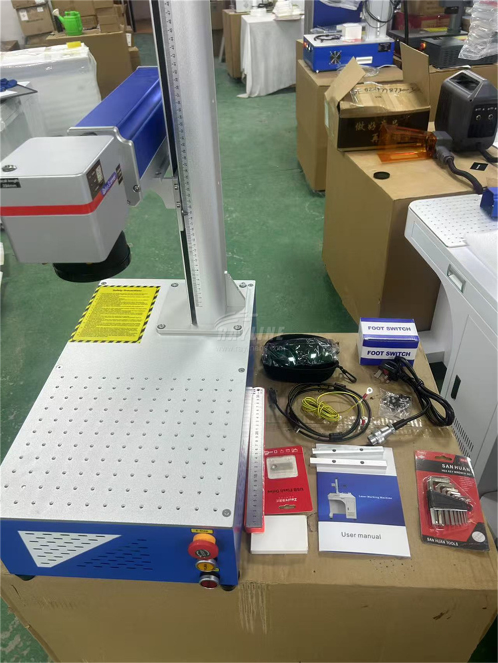 30W 50W 100W Portable 3D Fiber - Fiber Laser Marking Machine 30W ulasan dan harga