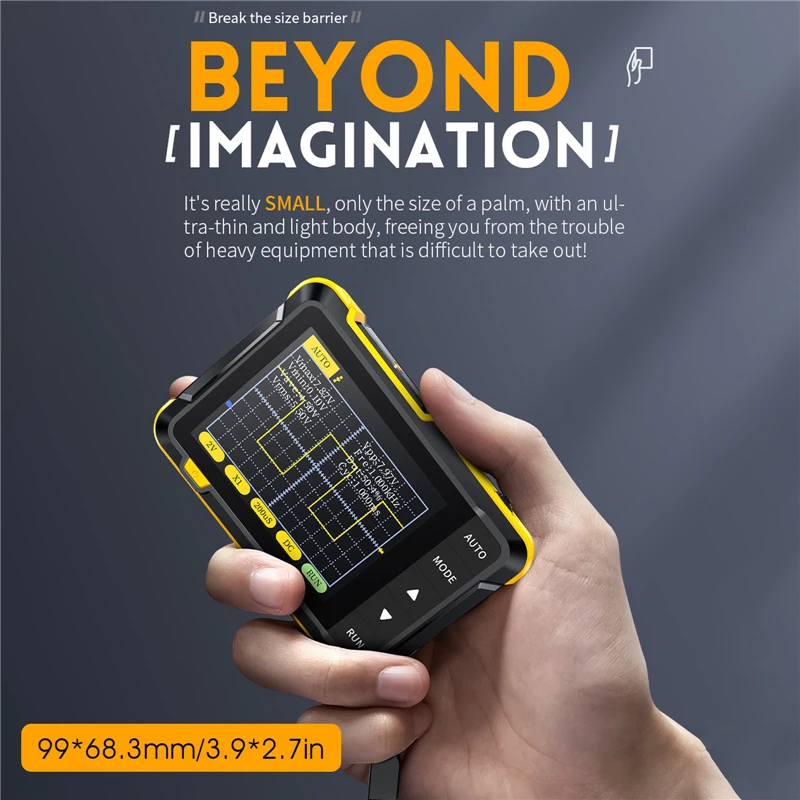 Upgrade Handheld Oscilloscope  - Fnirsi Digital Oscilloscope Handheld ulasan dan harga