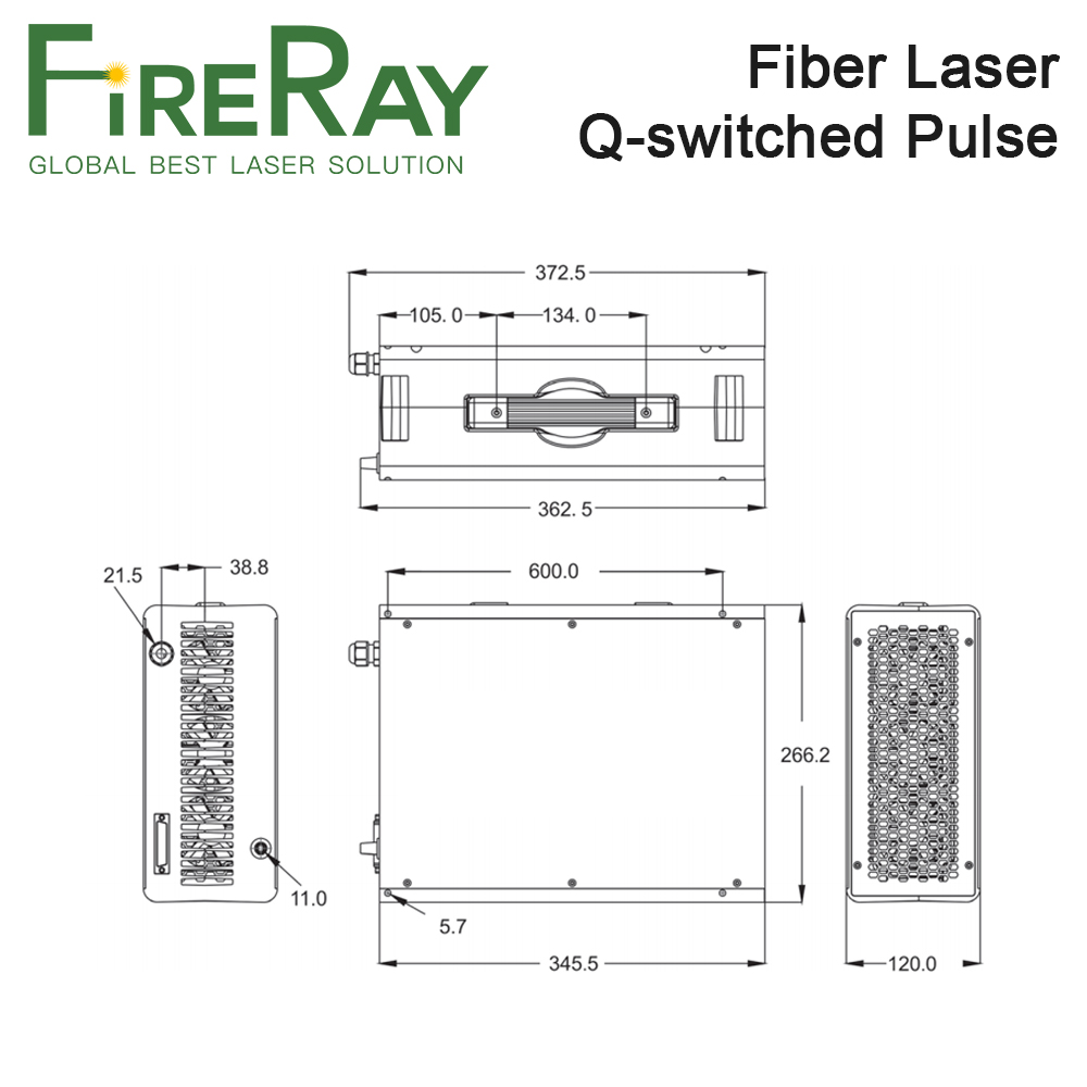 FireRay MAX Q-switched Pulse F - Fiber Laser Marking Machine 30W ulasan dan harga
