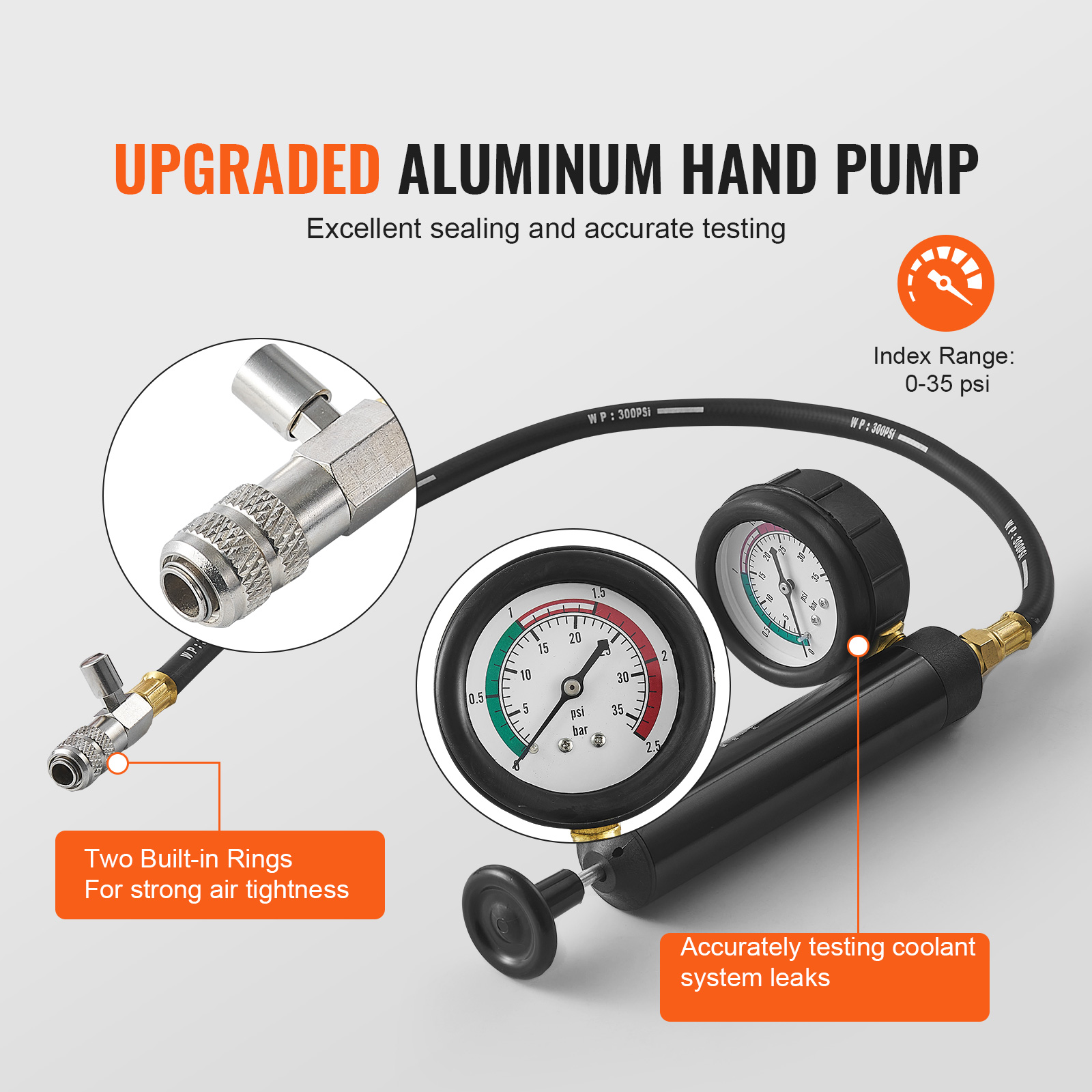 28 pcs Universal Radiator Pres - Vacuum Chamber Kit With Pump ulasan dan harga